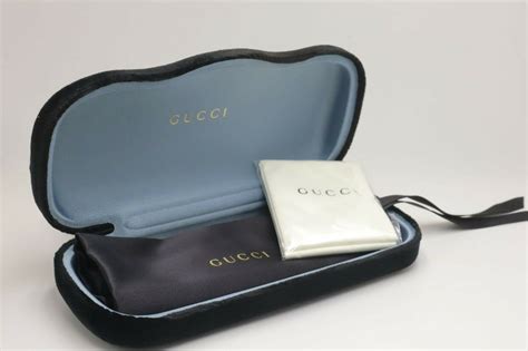 gucci velvet glasses case|gucci sunglasses case replacement.